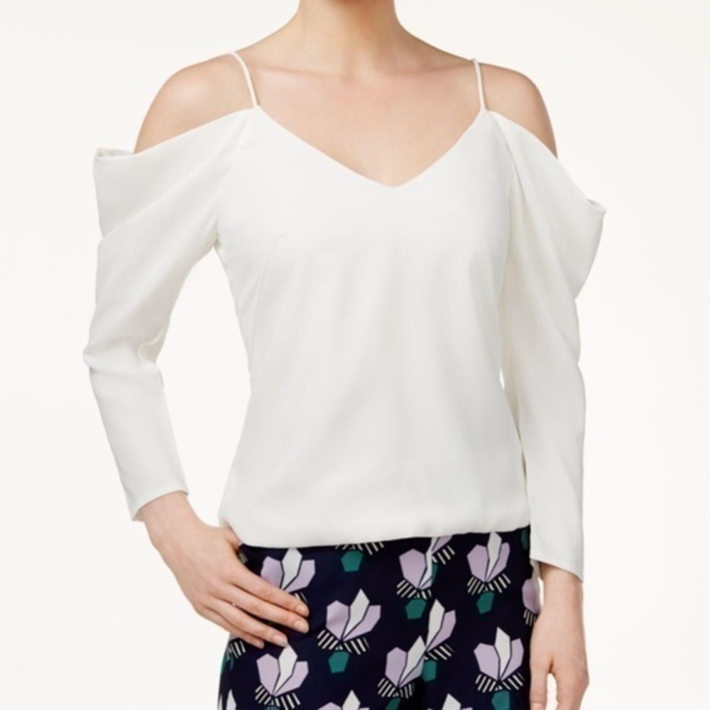 Mare Mare Karl Cold-Shoulder Top sz M